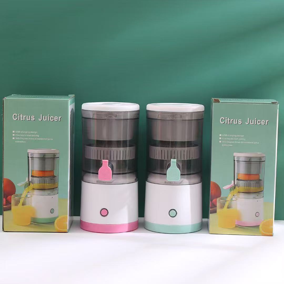 跨境热卖多功能电动榨汁机家用便携式汁渣分离榨橙器全自动水果原汁机
