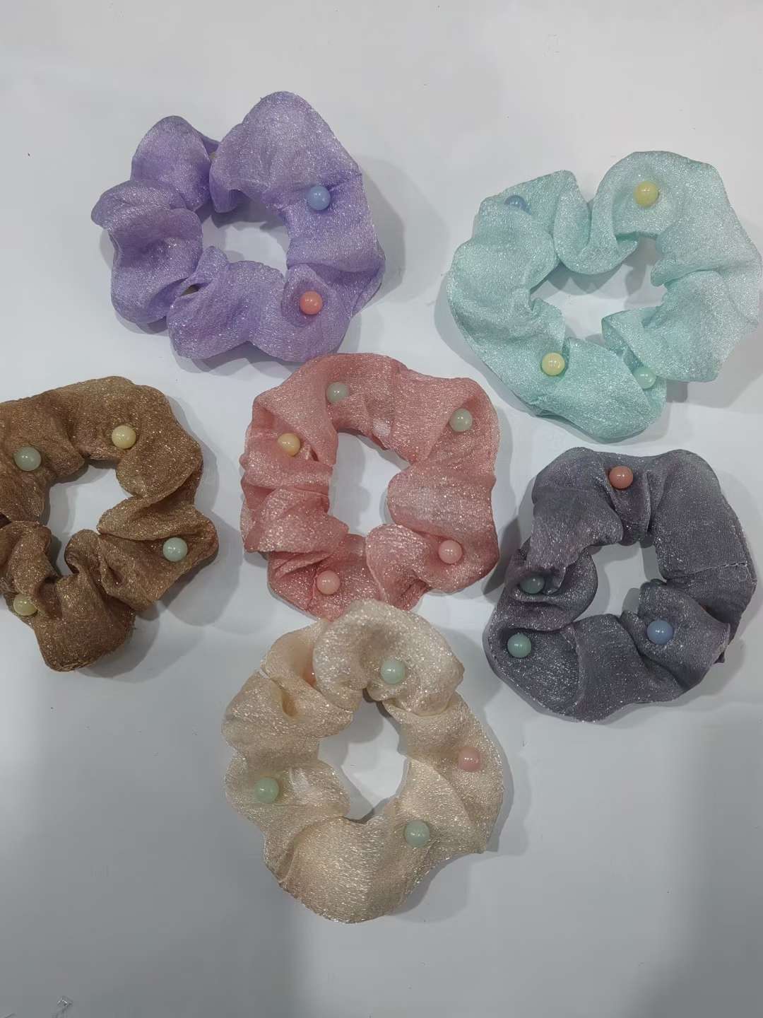 Korean-style trendy large intestine rings and hair tie headwear detail image 7