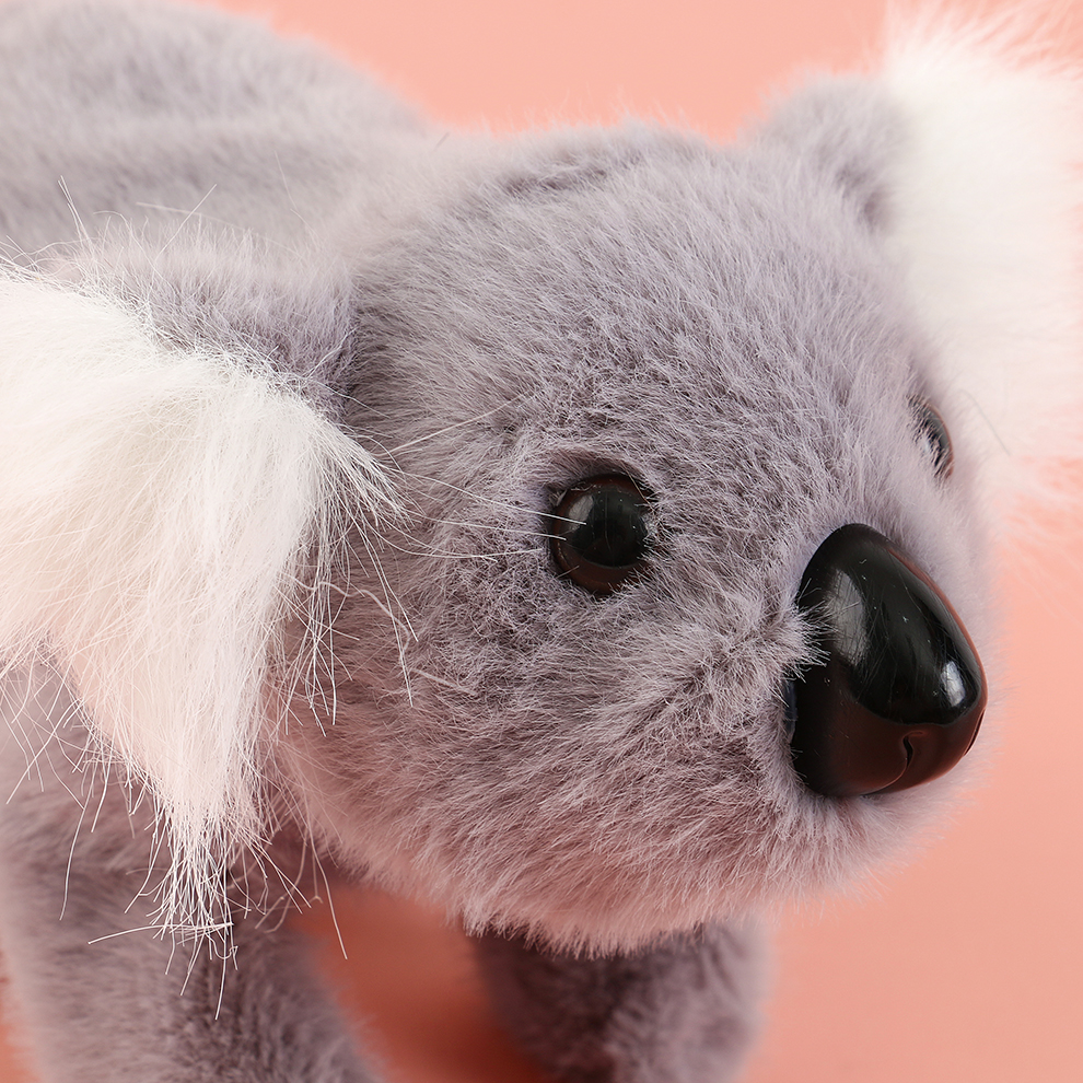 The 2025 new cute plush drawstring tongue-stretching electric koala children's simulation toy can walk, move and cry Item Picture