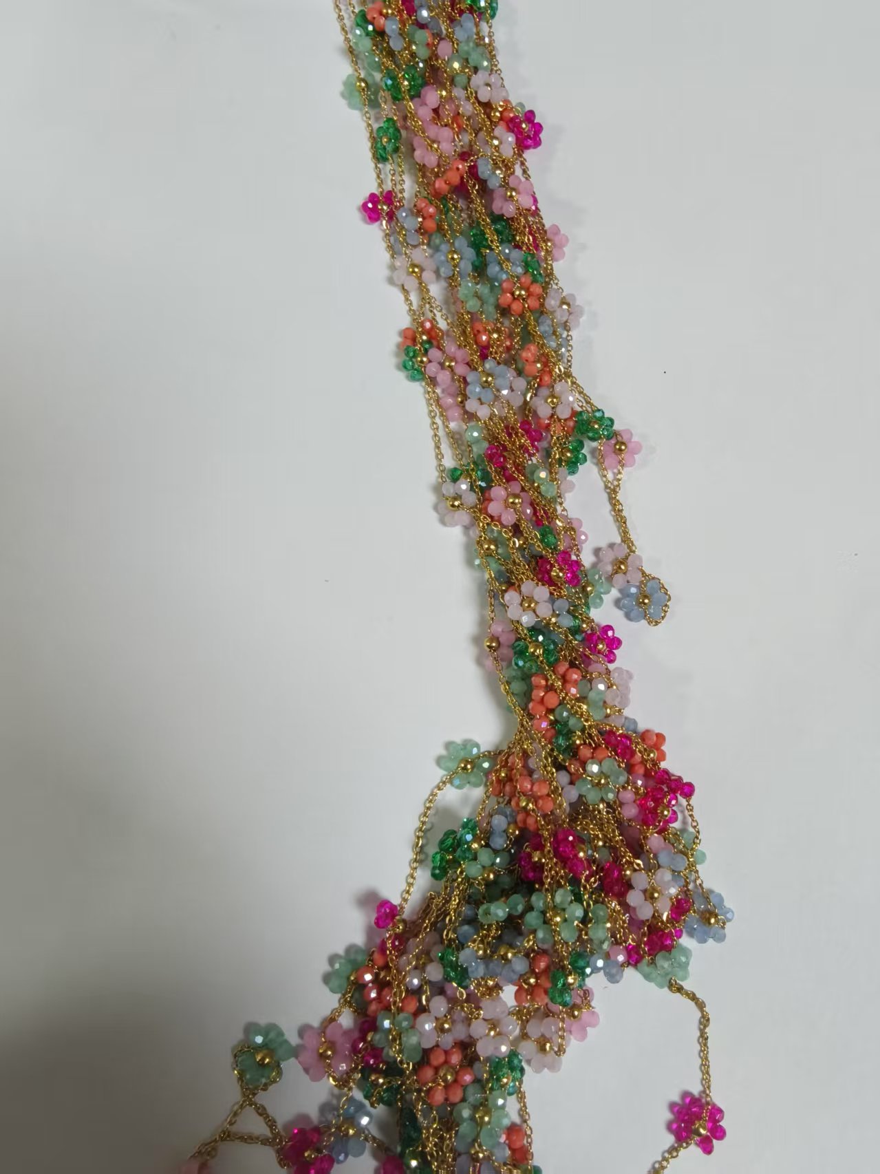 饰品/项链/西太后/古巴链/磨砂耳钉细节图