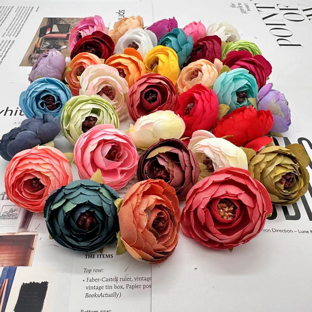 仿真花拍摄道具玫瑰花帽花摄影婚庆玫瑰花