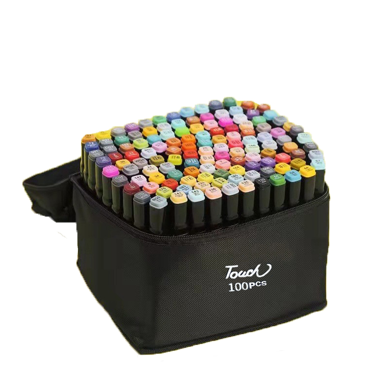 马克笔/丙烯马克笔/学生马克笔批发/双线轮廓马克笔/马克笔水彩笔产品图