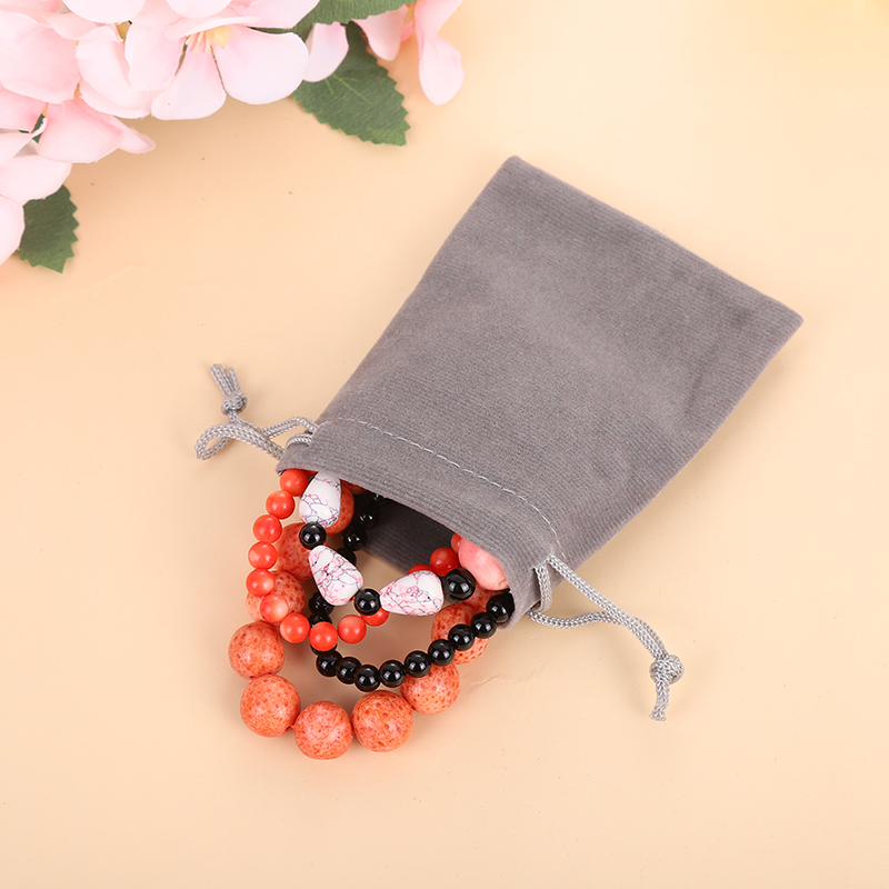 7*9cm宝蓝色绒布袋礼品袋束口袋收口袋详情11