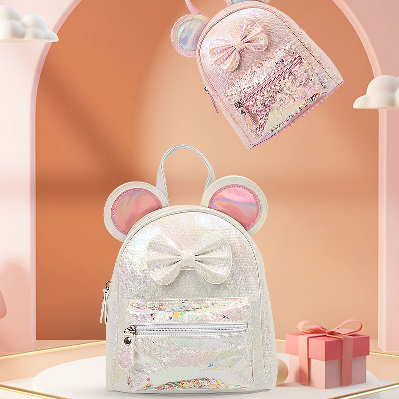 兒童休閑雙肩包實物圖