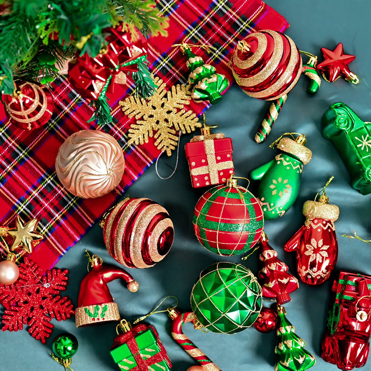 圣诞装饰品实物图