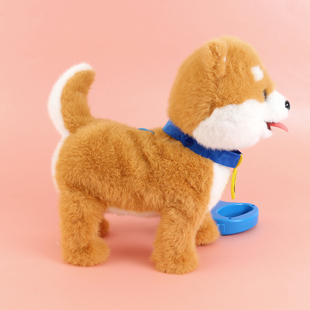 2025 New children's electric puppy toys that can talk and bark, simulated dog electronic pet plush toys for boys and girls, factory direct sales and wholesale, popular toys details Picture