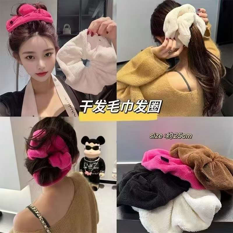 Korean-style trendy large intestine rings and hair tie headwear detail image 8