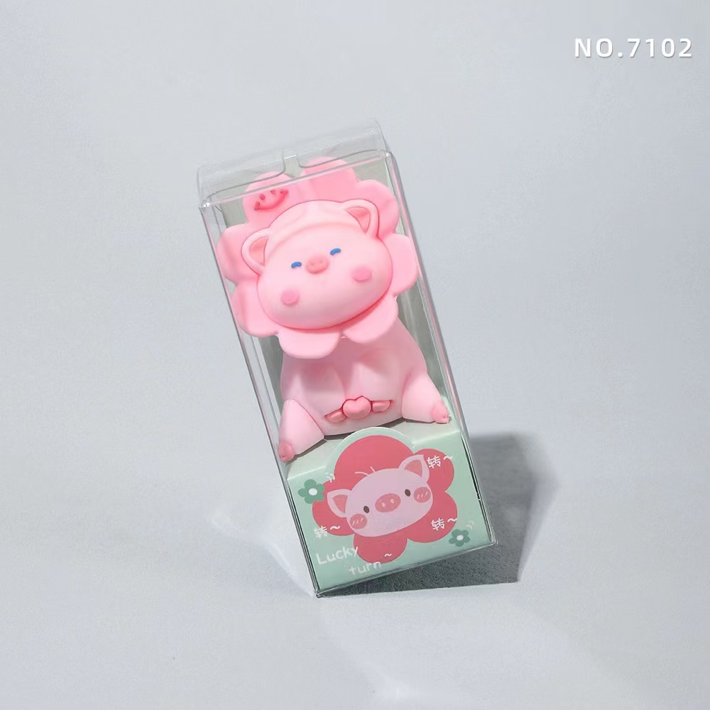 Fandouka Creative Rotating Pig Pencil Sharpener Office Pencil sharpener Cultural and Creative Student Supplies Application Scenario