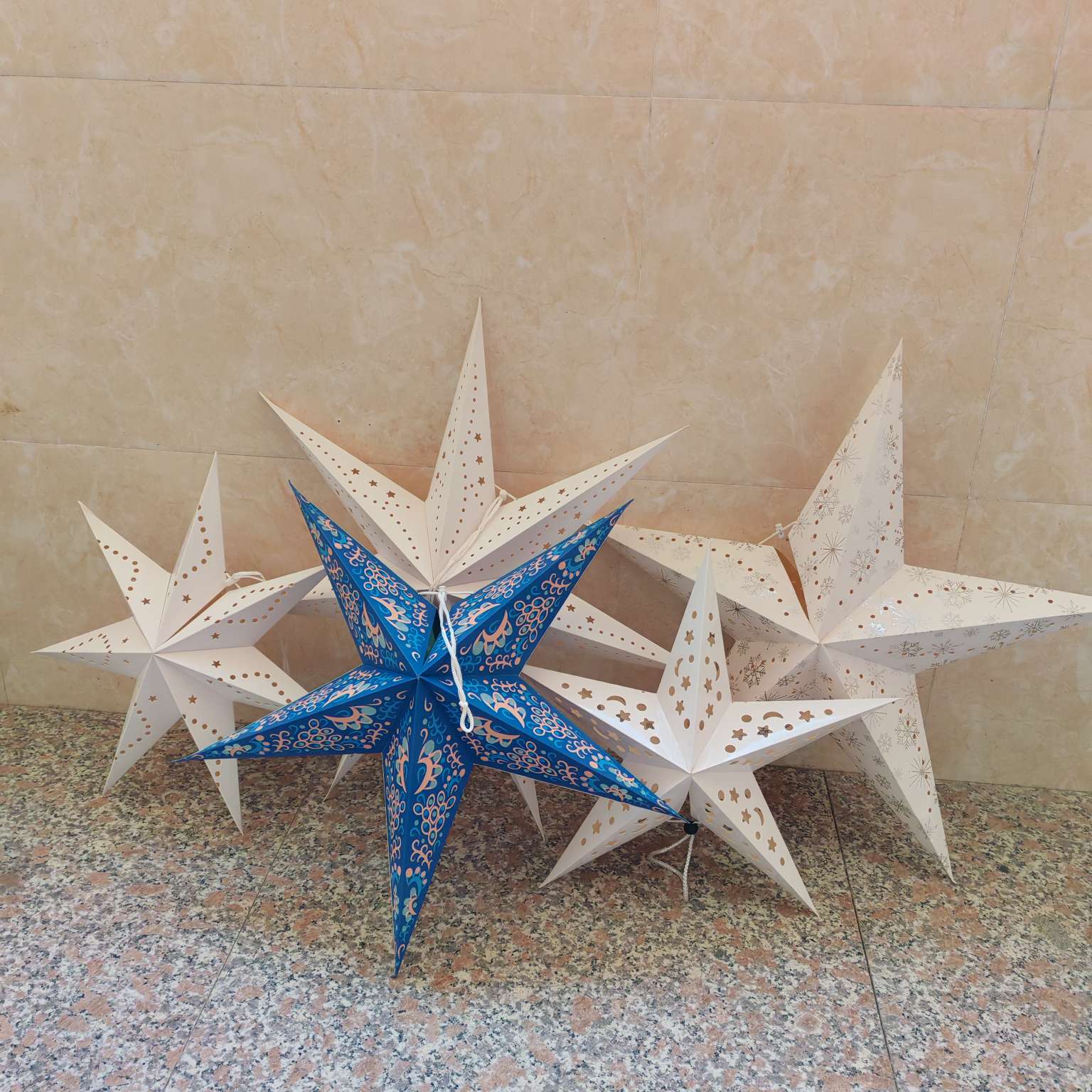 圣诞系列 舞台装饰五角星 镂空五角星伴手礼盒详情图4