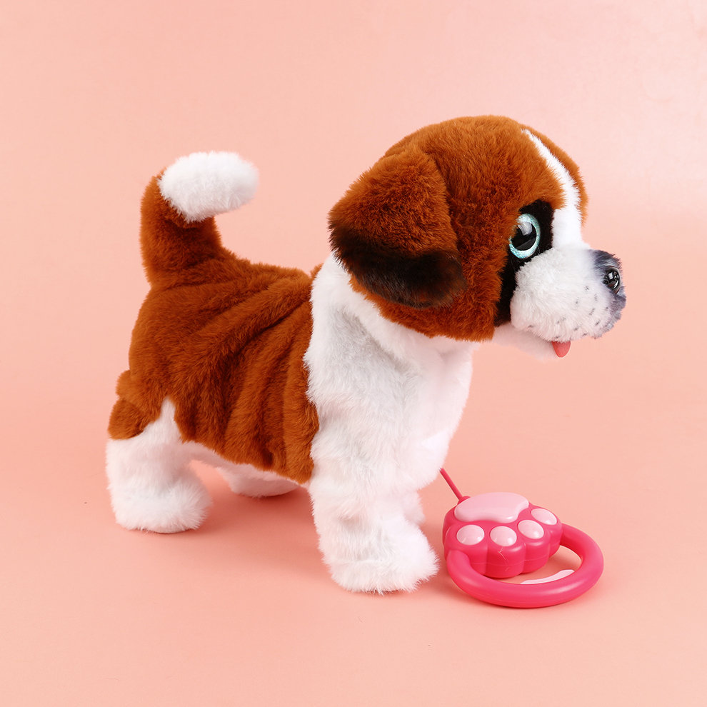圣伯纳可爱电子宠物儿童毛绒公仔吉娃娃宝宝生日礼物产品图