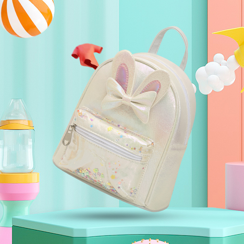 兒童休閑雙肩包實(shí)物圖