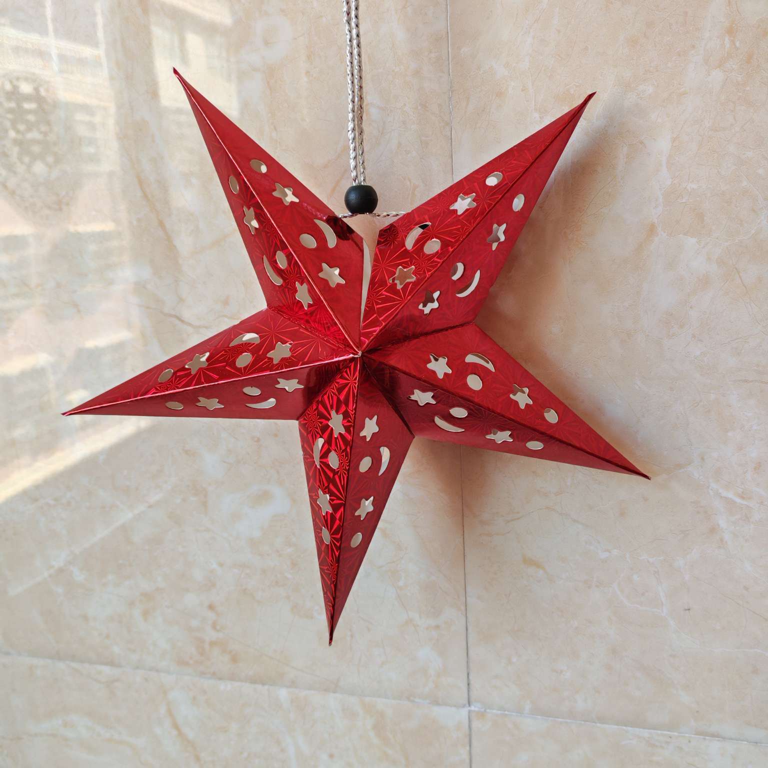 圣诞系列 舞台装饰五角星 镂空五角星伴手礼盒