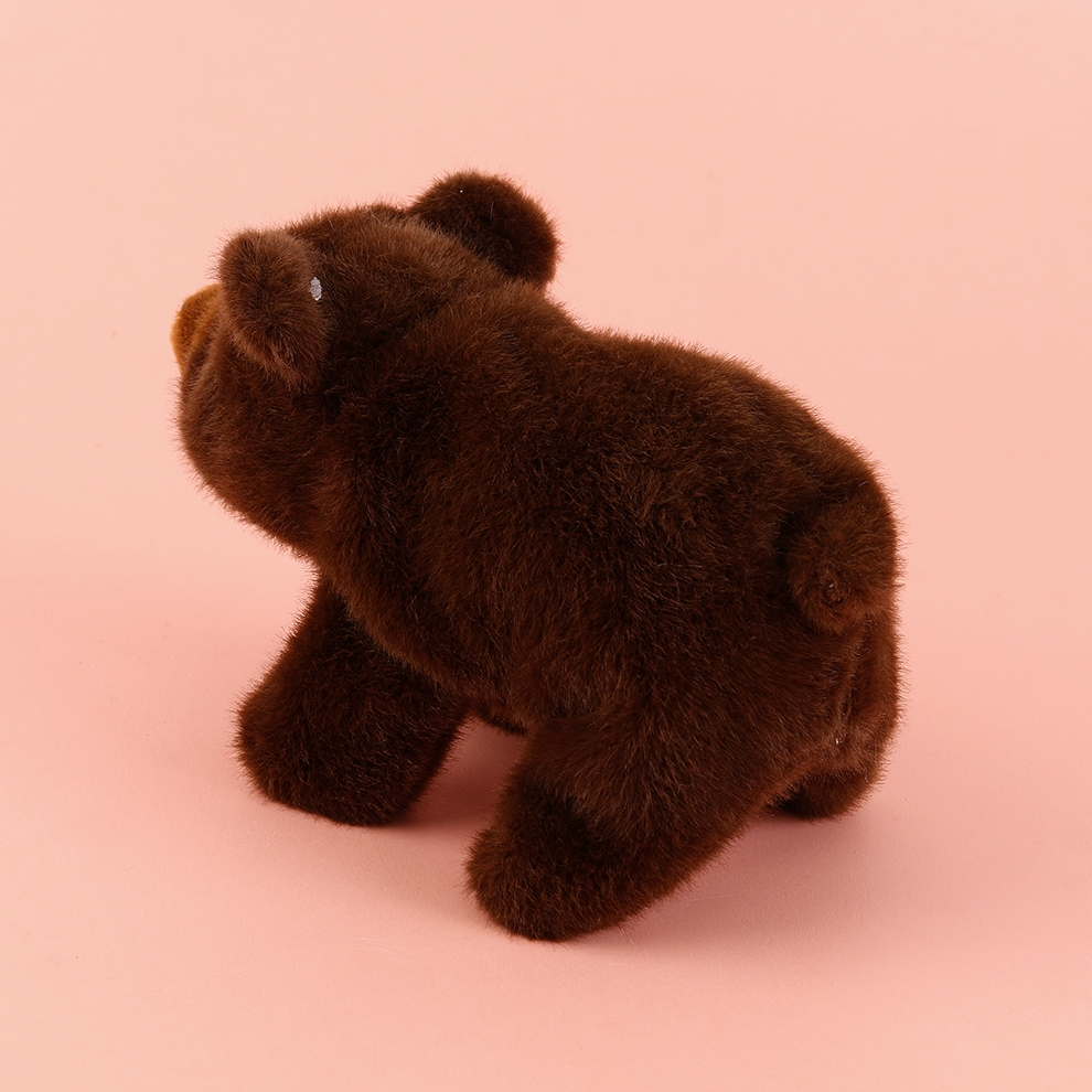 The 2025 new cute plush teddy bear children's simulation toy can walk, move and make sounds. Factory direct sale Specification image