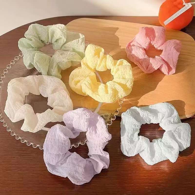 Korean-style trendy large intestine rings and hair tie headwear detail image 6