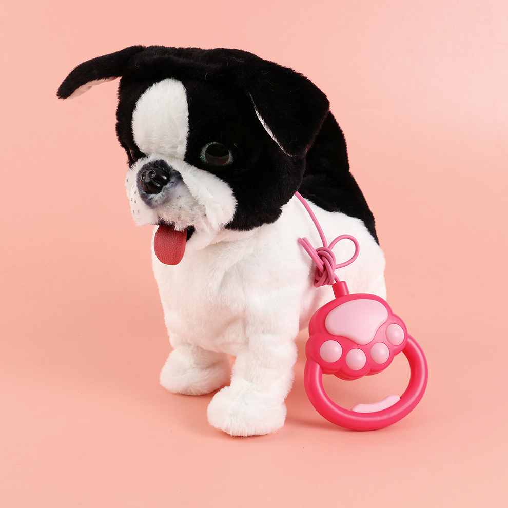 Cross-border foreign trade children's toys, electric simulation dog toys, can talk and bark, simulation dog can record, plush toy children, factory direct sales and wholesale