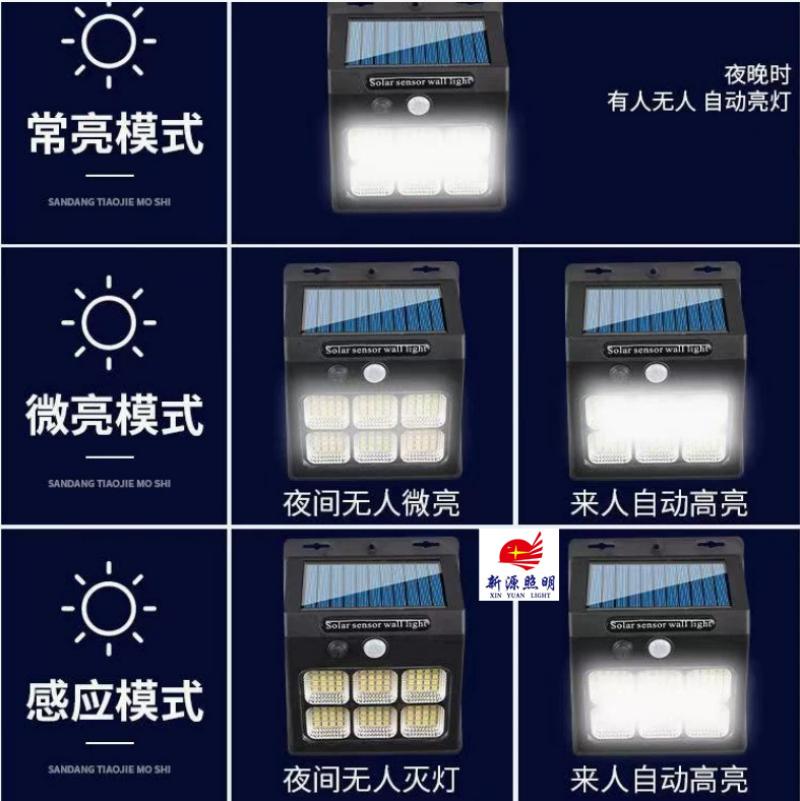 太阳能灯/太阳能板庭院灯/太阳能草坪灯/花园太阳能灯/太阳能白底实物图