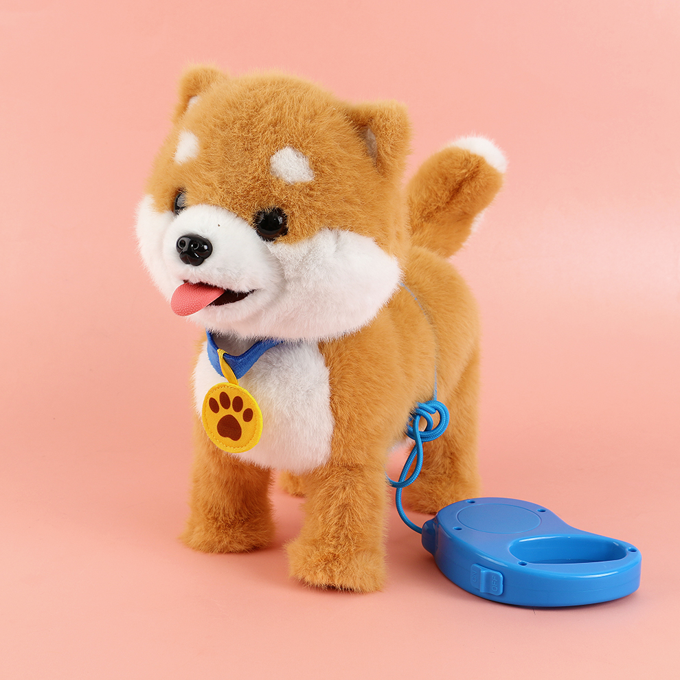2025 New children's electric puppy toys that can talk and bark, simulated dog electronic pet plush toys for boys and girls, factory direct sales and wholesale, popular toys