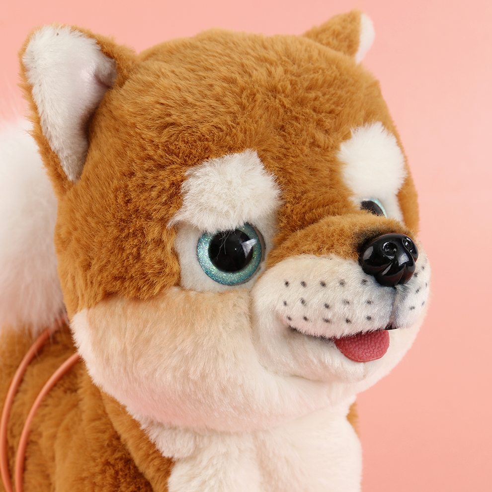 The 2025 new cute plush leash tongue-sticking electric puppy children's simulation toy can walk, move, bark and record Application Scenario
