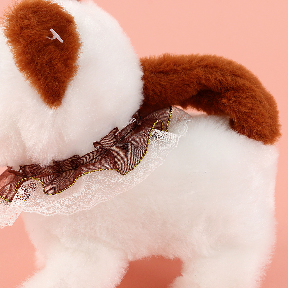 Cross-border export foreign trade rope simulation scarf cat can move and walk, children's toy factory direct sales Item Picture