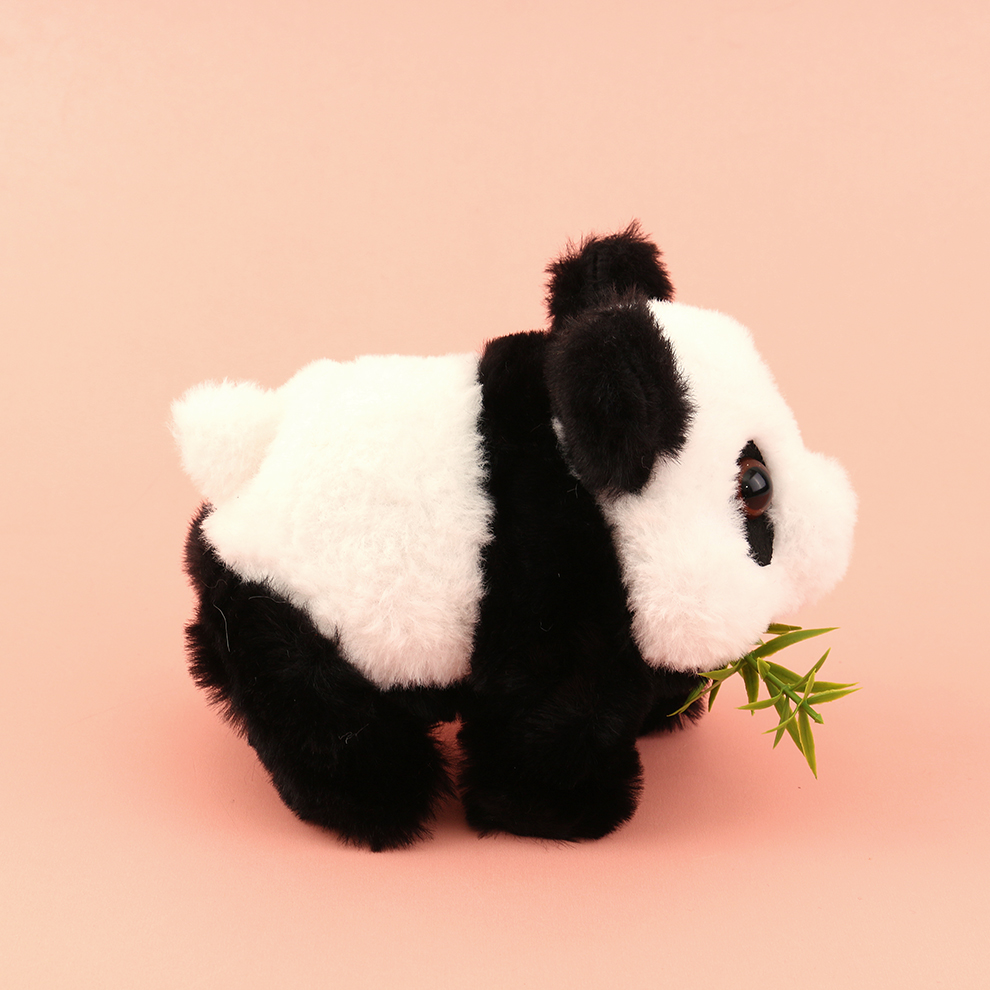 Children's electric red panda toys that can talk and call, simulated panda electronic pet plush toys, direct sales from the manufacturer for children's boys details Picture