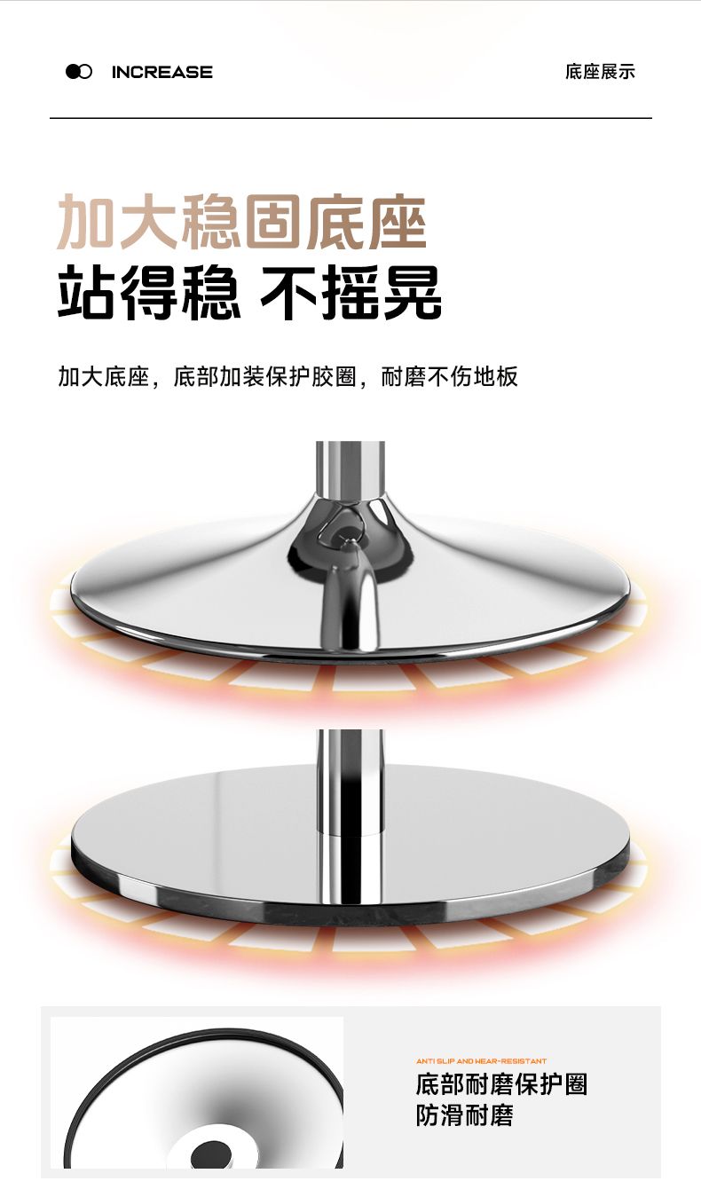吧台椅子北欧式升降椅酒吧椅高脚凳靠背现代简约家用转椅吧凳详情13
