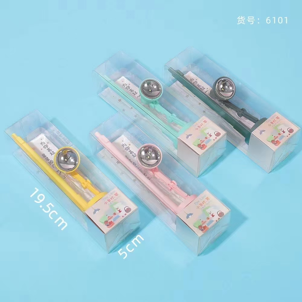 Fandouka Stationery Creative Tiny lamp Small desk lamp Gel Pen Smooth and easy to write, wholesale creative stationery gel pen stationery details Picture