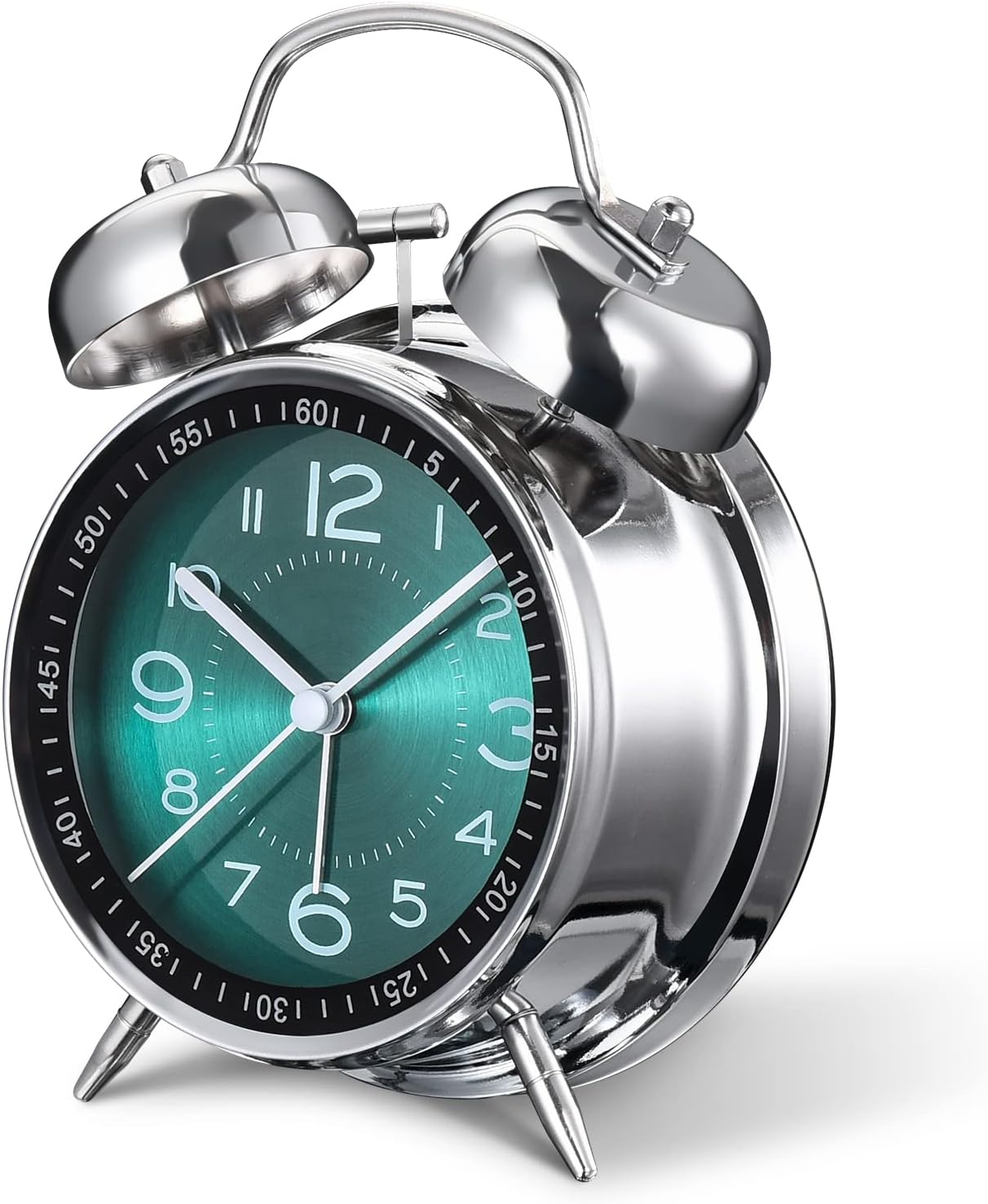 闹钟/實木座鐘/计时闹钟/闹钟天气/史迪仔小闹钟白底实物图