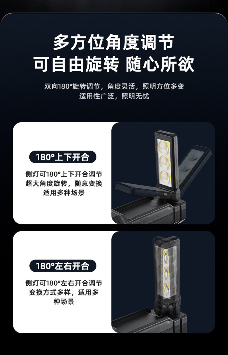 Wj-1005,6,8 USB recargable láser blanco telescópico ajuste de enfoque linterna de estiramiento ajuste de enfoque linterna de luz brillante luz de lectura de la mano de la mano para el hogar al aire libre linterna luz de trabajo pic 11