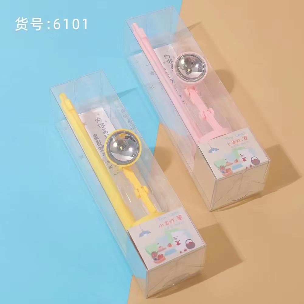 Fandouka Stationery Creative Tiny lamp Small desk lamp Gel Pen Smooth and easy to write, wholesale creative stationery gel pen stationery Specification drawing