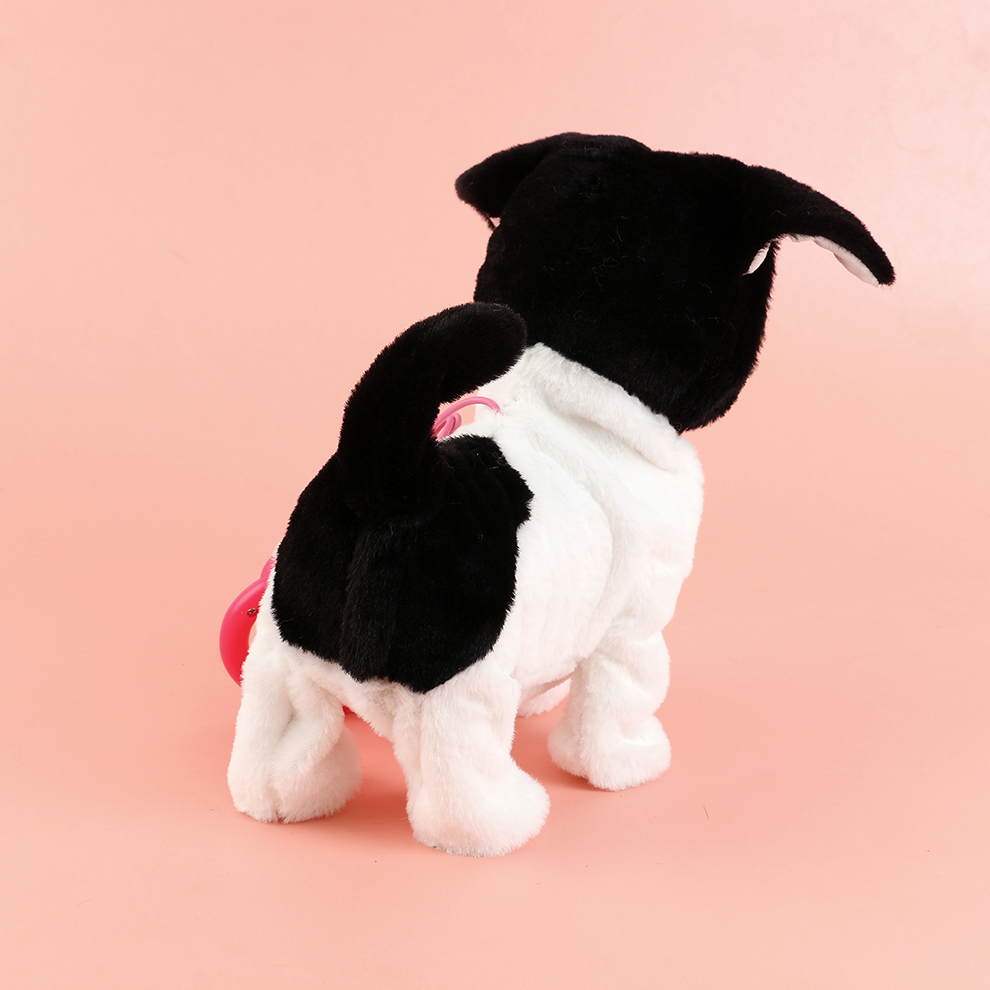 Cross-border foreign trade children's toys, electric simulation dog toys, can talk and bark, simulation dog can record, plush toy children, factory direct sales and wholesale Specification image