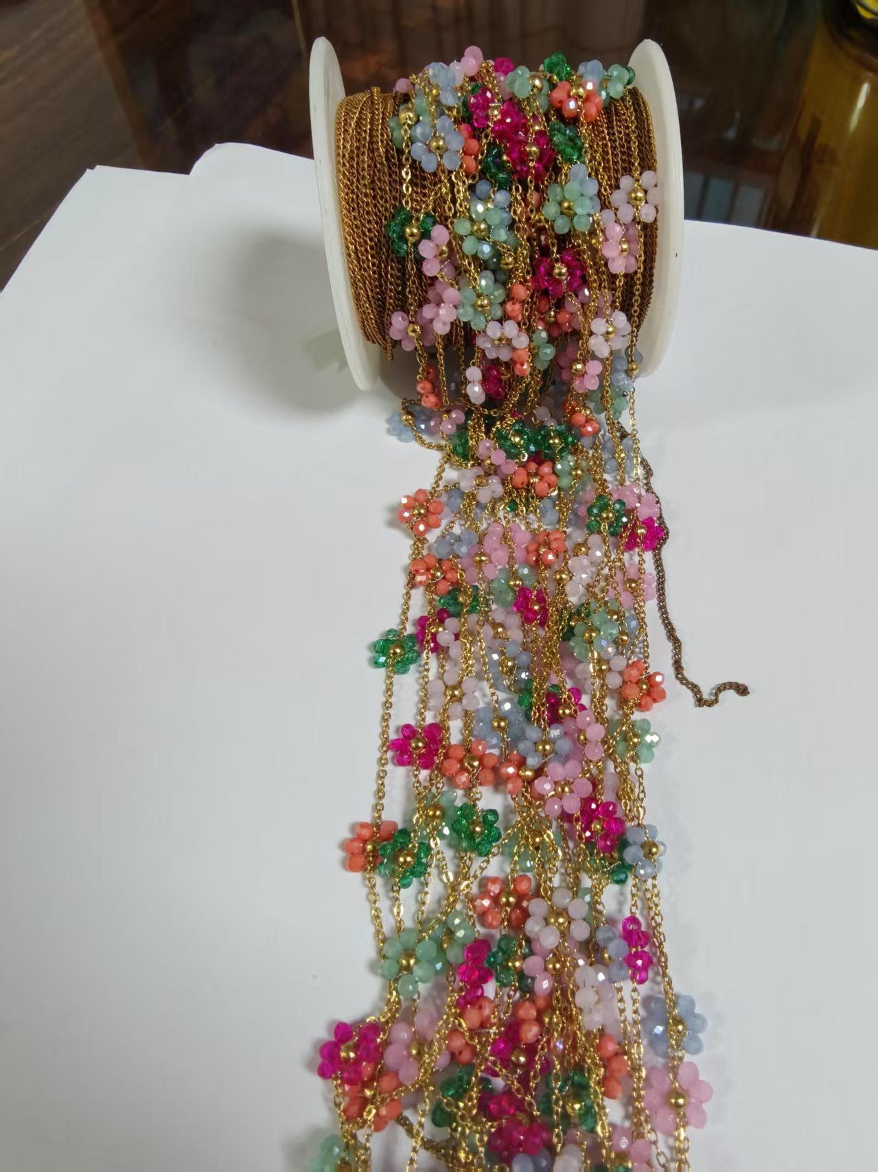 饰品/项链/西太后/古巴链/磨砂耳钉产品图