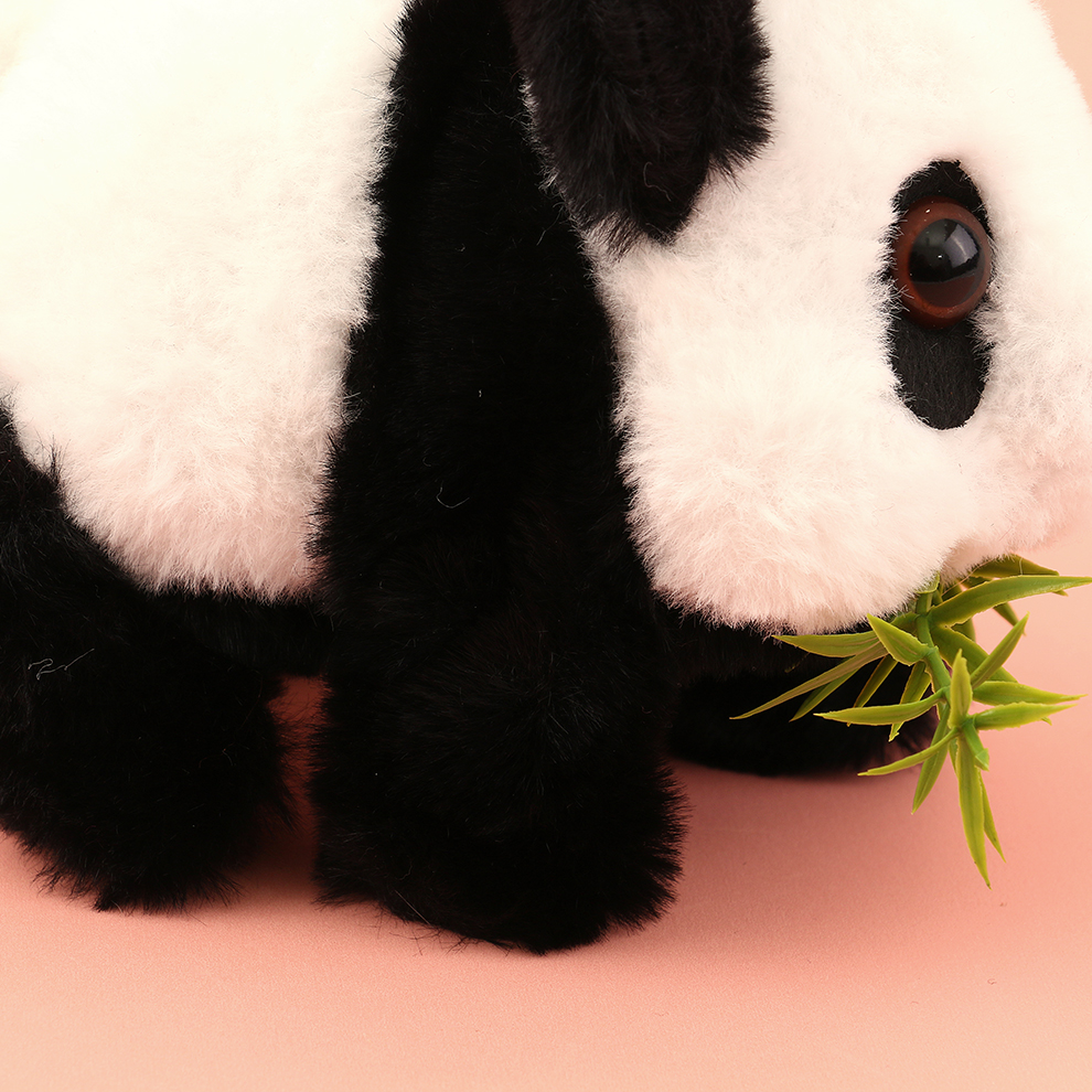 Children's electric red panda toys that can talk and call, simulated panda electronic pet plush toys, direct sales from the manufacturer for children's boys Item Picture