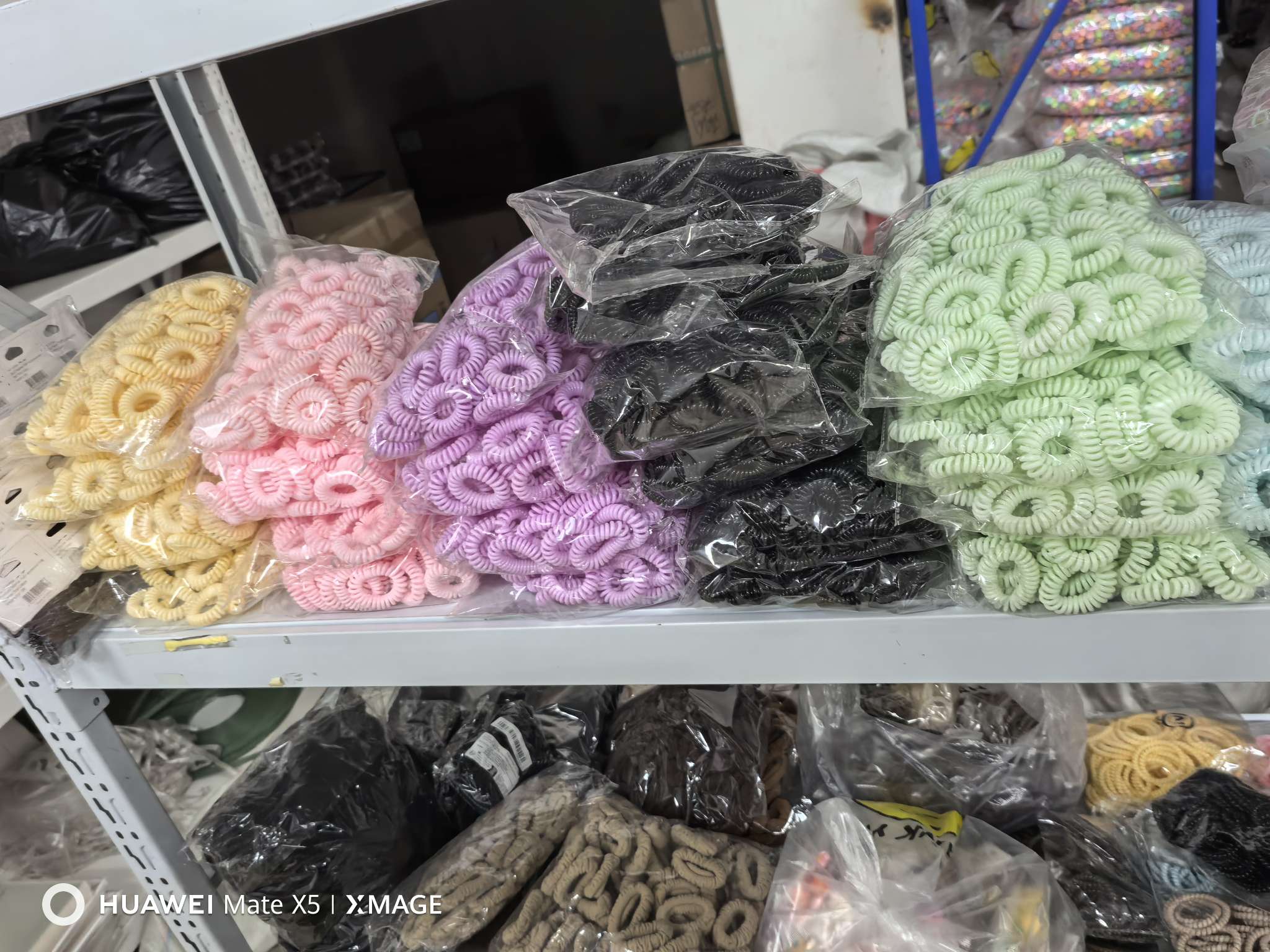 National Trend series Genuine and fragrant telephone line, rainbow-colored hair band headwear, high-end hair accessory, simple and fashionable hair band, elegant lady's hair accessory, exquisite hair band headwear