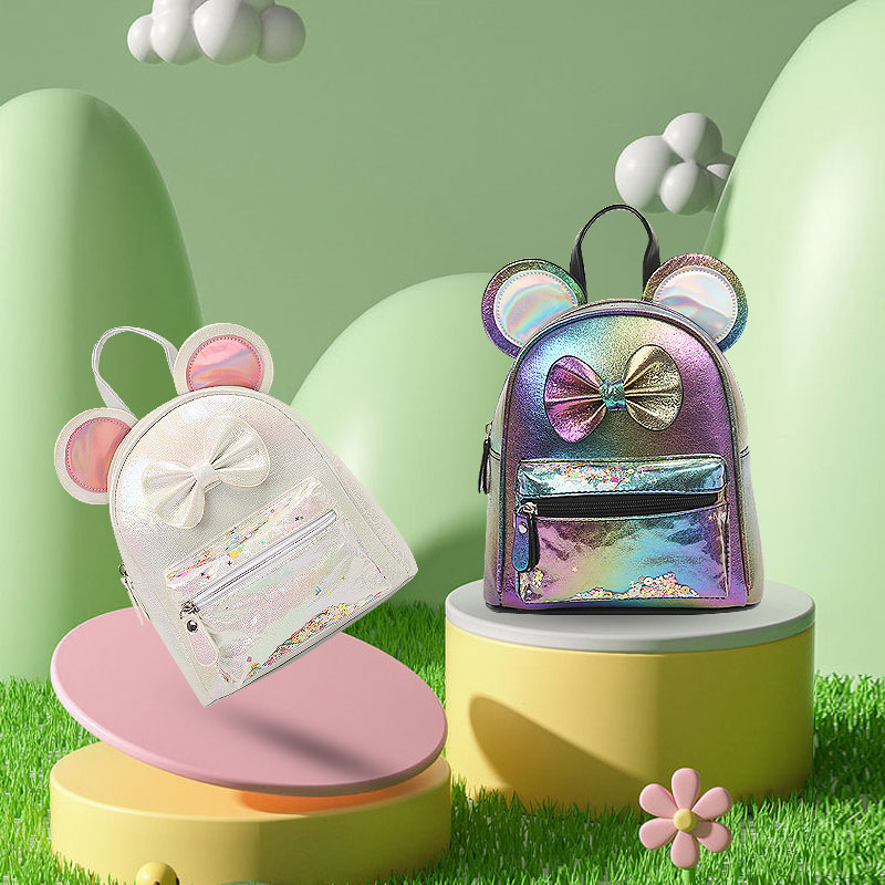 包包/兒童包包/兒童包女童雙肩背包/手提袋/布娃娃白底實物圖