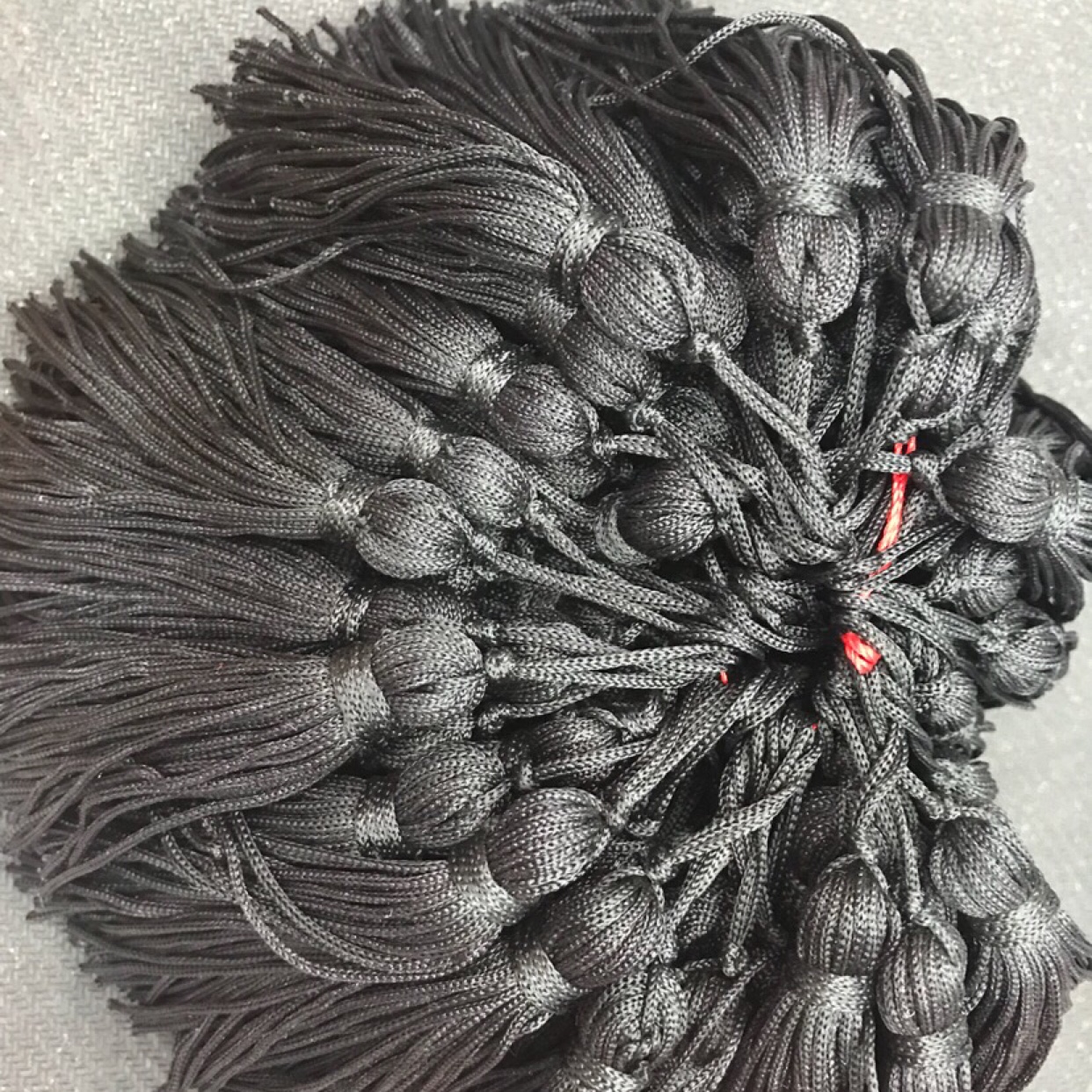 厂家直销涤纶丝流苏穗子饰品挂件四针线流苏小吊穗可来 样定做