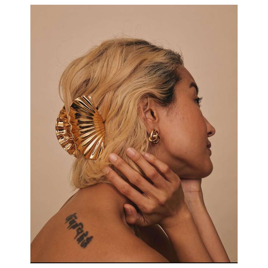 Cross-border bestsellers: Back head shell gripper, European and American eco-friendly alloy hair clip, personalized internet-famous style headwear, shark clip gripper detail image 3