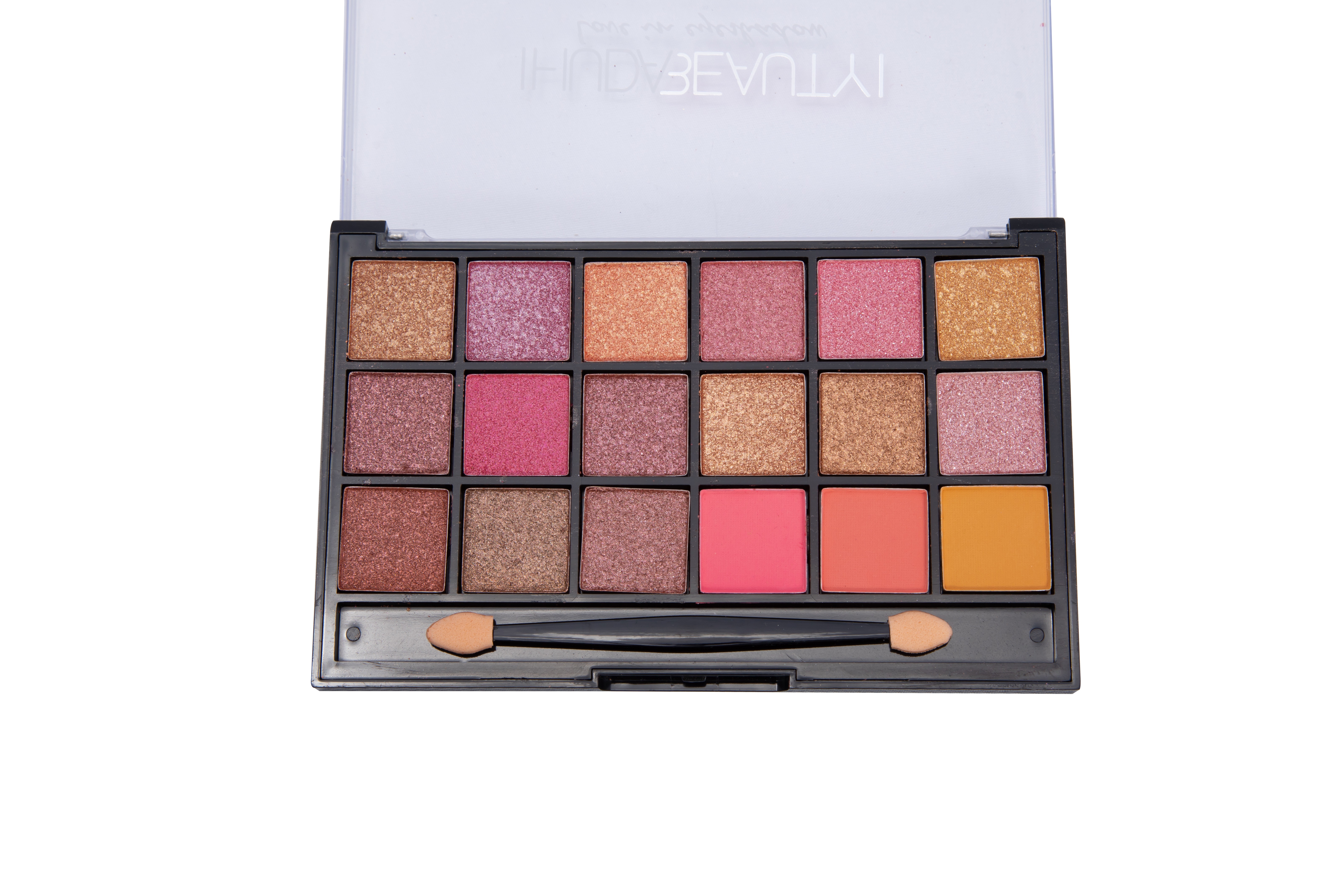 Burst 18-color pearl eyeshadow Earth pumpkin eyeshadow plate Eyeshadow factory OEM cross-border cosmetics Specification drawing