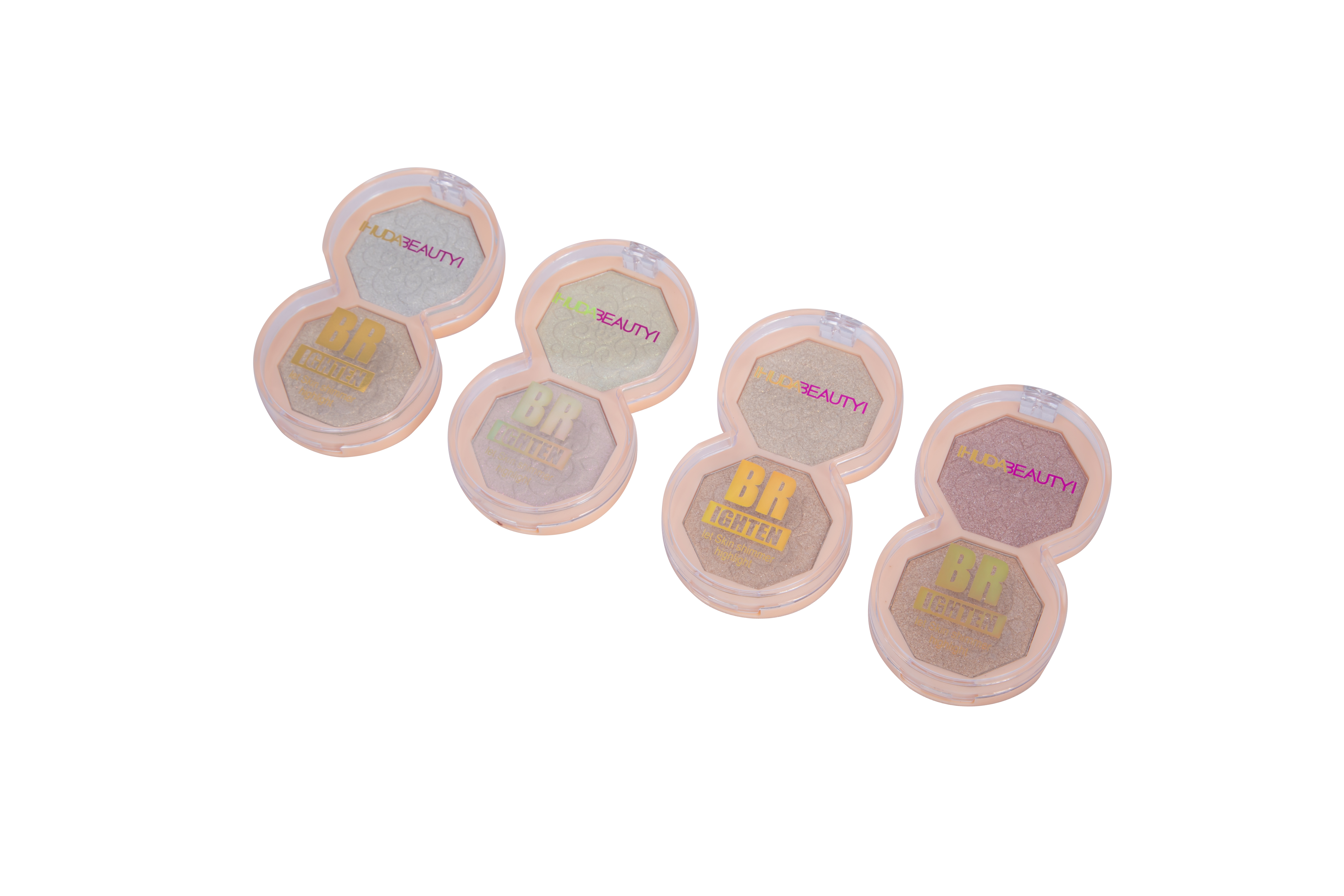 8 color pearlescent face brightening stereo diamond highlighter powder wholesale Specification drawing