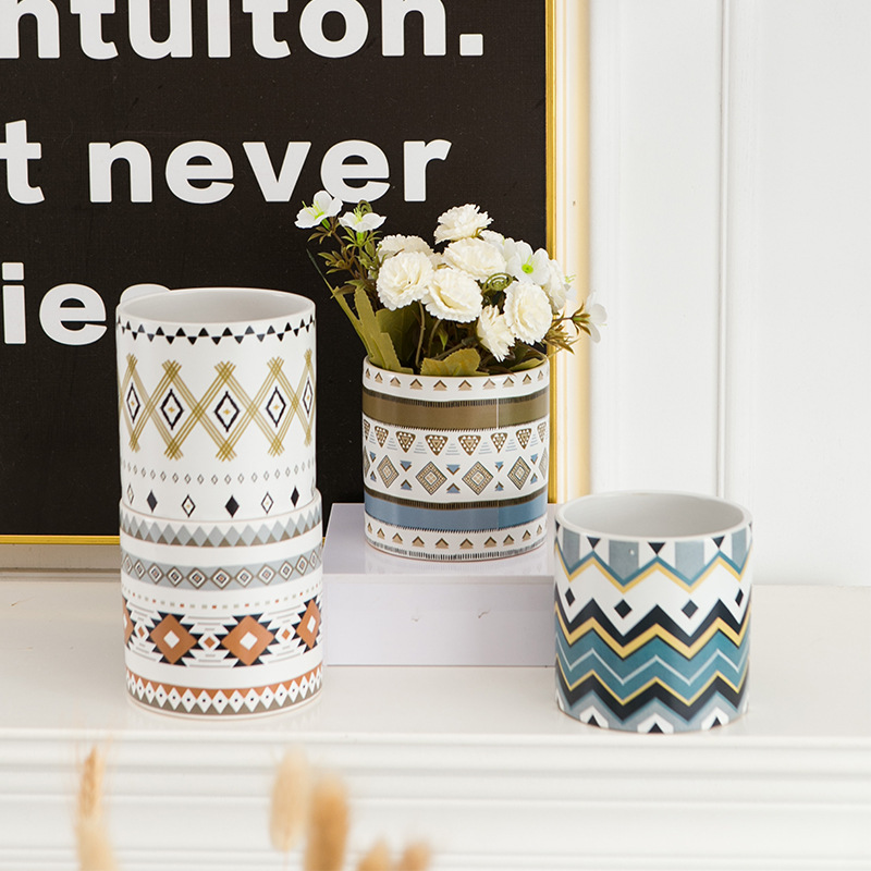 Pet and garden square flower POTS, plastic decorative ornaments, vegetable-growing utensils, flower pot ornaments add greenery to the home and beautify the vase environment detail image 3