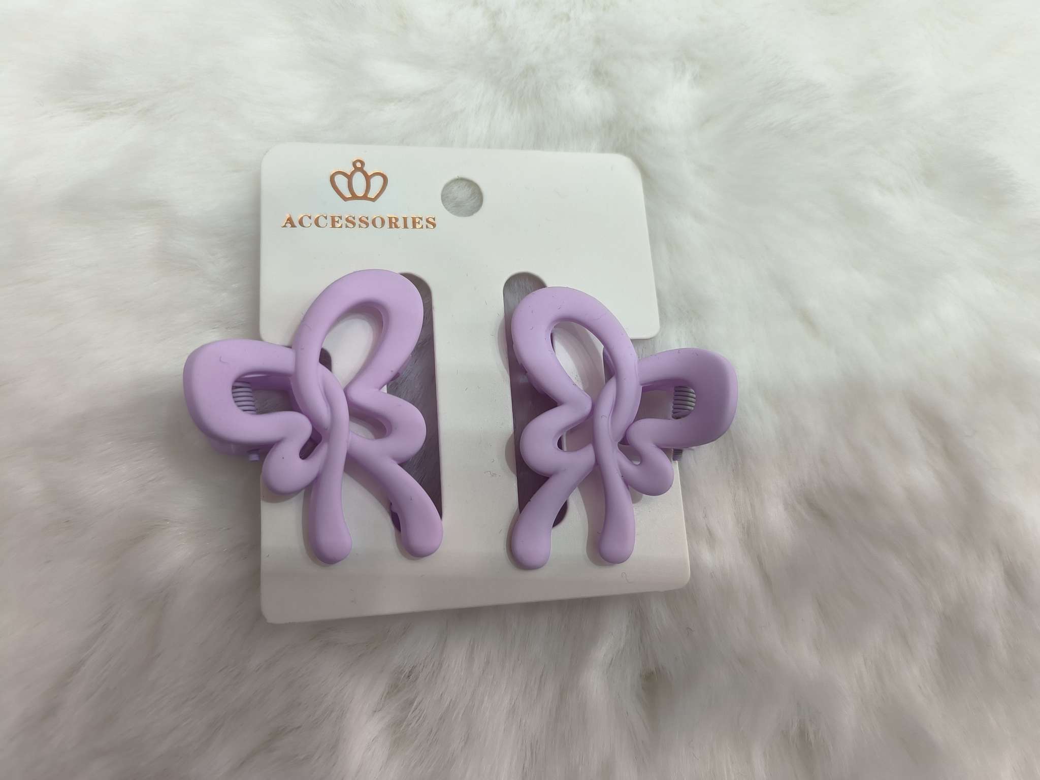 蝴蝶结设计发饰头饰 美丽优雅发夹抓夹 韩版甜美女生饰品发饰头饰 高质量持久耐用产品图