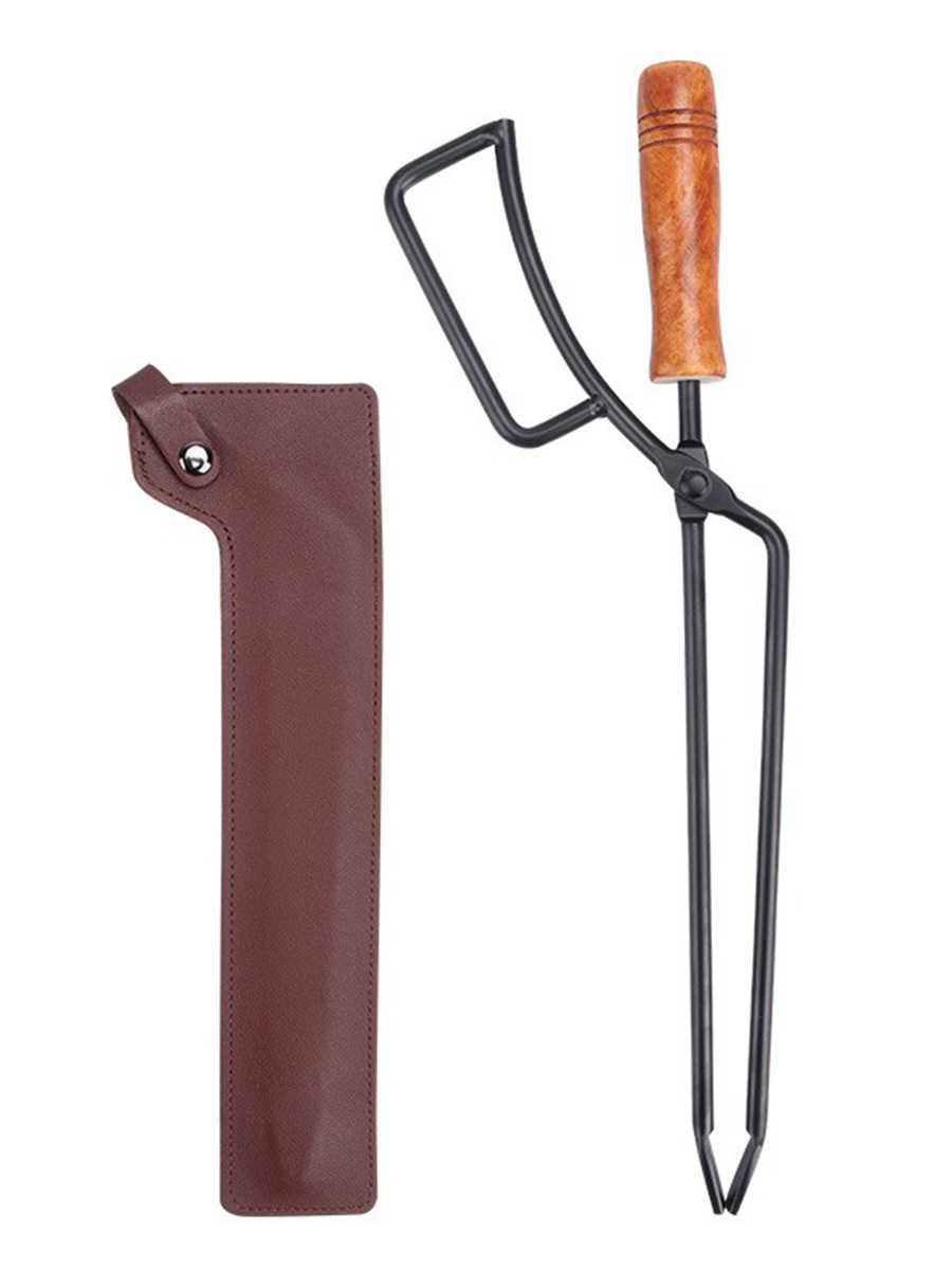 烧烤碳夹子BBQ防烫烧烤夹子木炭夹跨境热采鸭嘴火钳夹套细节图