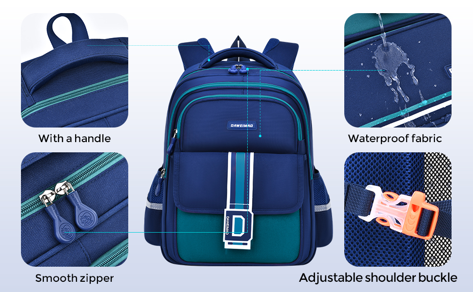 Simple and fashionable color-blocking letter print backpack, zipper closure, student backpack, travel backpack, outdoor casual bag, casual large-capacity schoolbag, student spine support, pressure-reducing, tear-resistant, waterproof and wear-resistant schoolbag pic 4