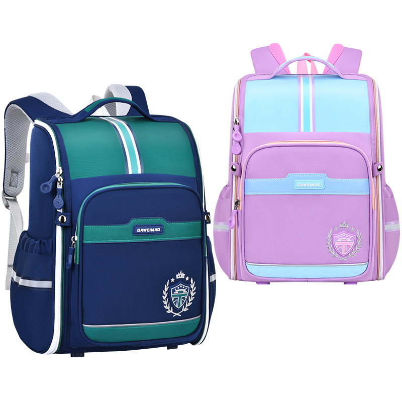 Lightweight and large-capacity, simple and fashionable color-blocking letter print backpack, zipper closure, a must-have item for campus trends, combining fashion and functionality, waterproof design, tear-resistant and multi-functional compartments, student backpack