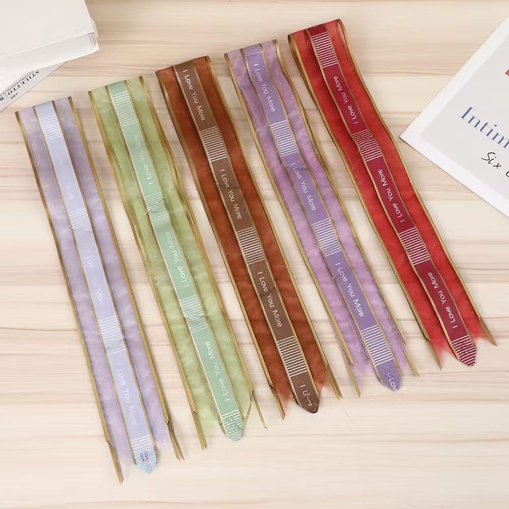 婚庆拉花彩带包装，鲜花包装大号拉花64mm