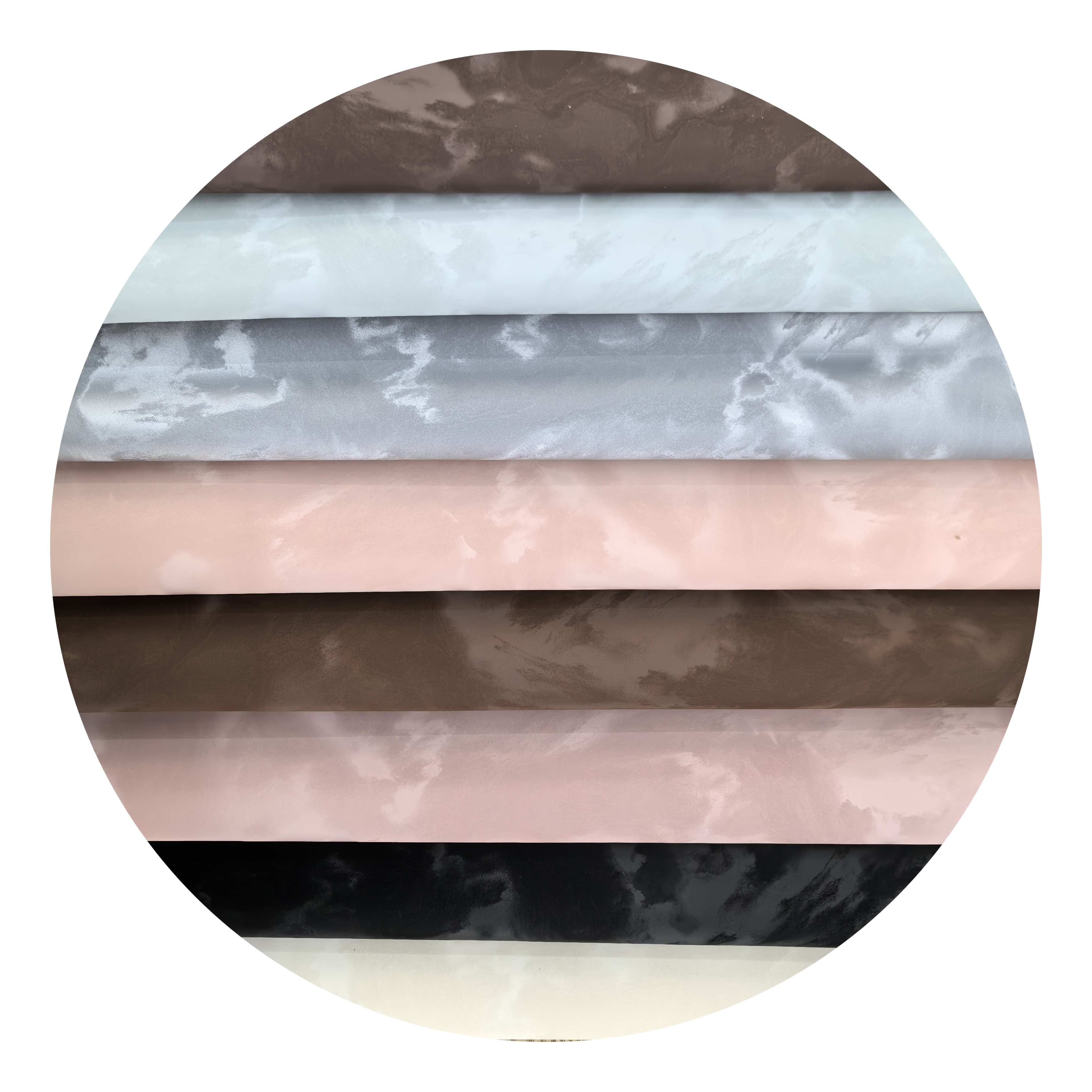 Pu Environmental Protection Artificial Leather Velvet Landscape Painting Design Luggage Leather Goods Shoes Sofa Household Goods Clothing Sports Equipment High Quality Materials Item Picture