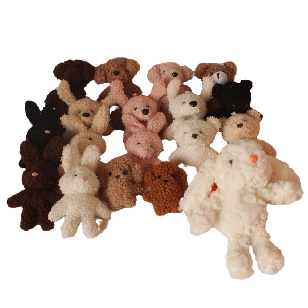 Cute bear cartoon scarves, hair accessories, plush toys, gentleman rabbit dolls, bags, mobile phone decorations, accessories and pendants Item Picture