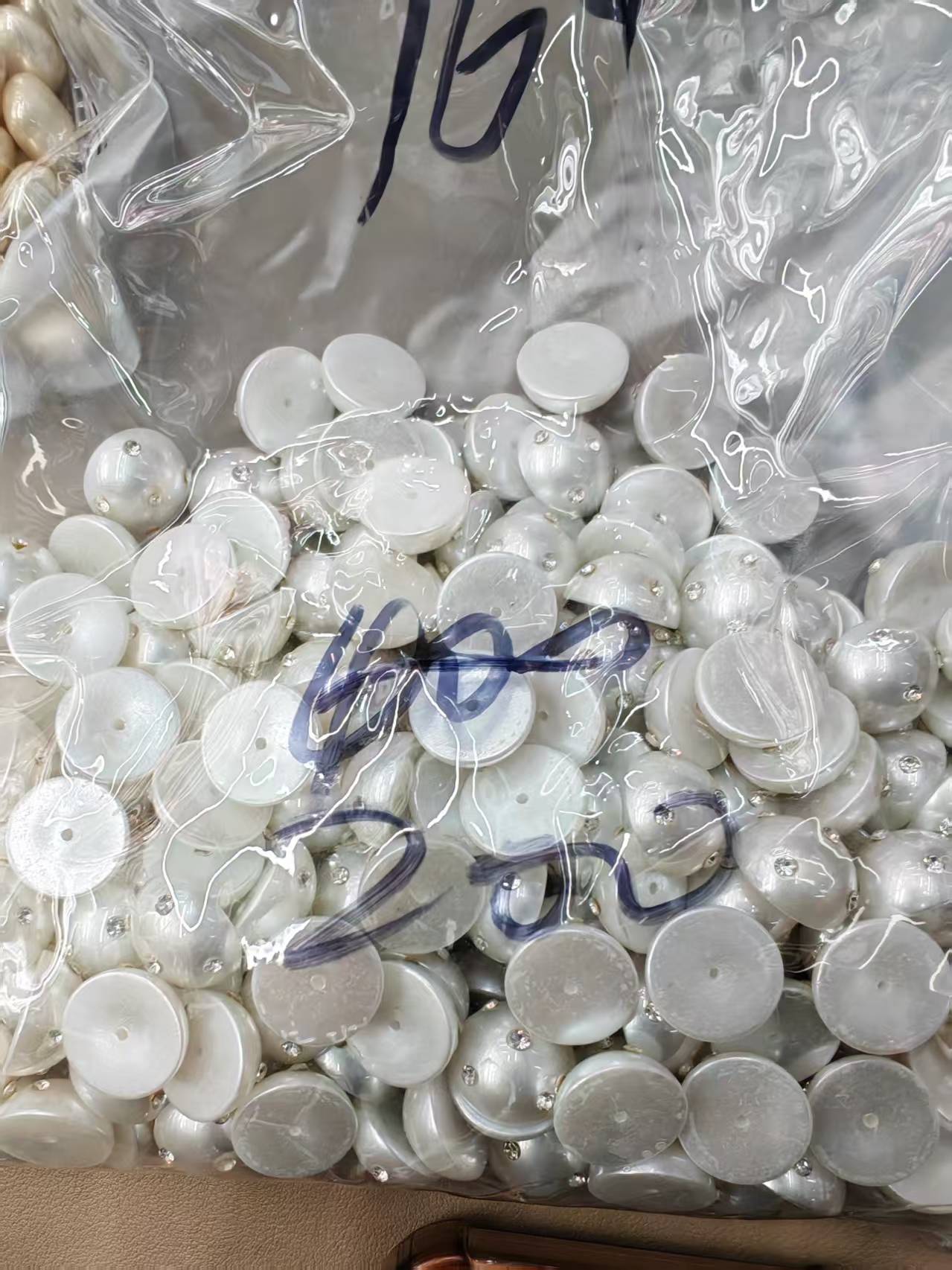 16mmDIY手工串珠 手链用半球仿珍珠创意手工饰品配件
