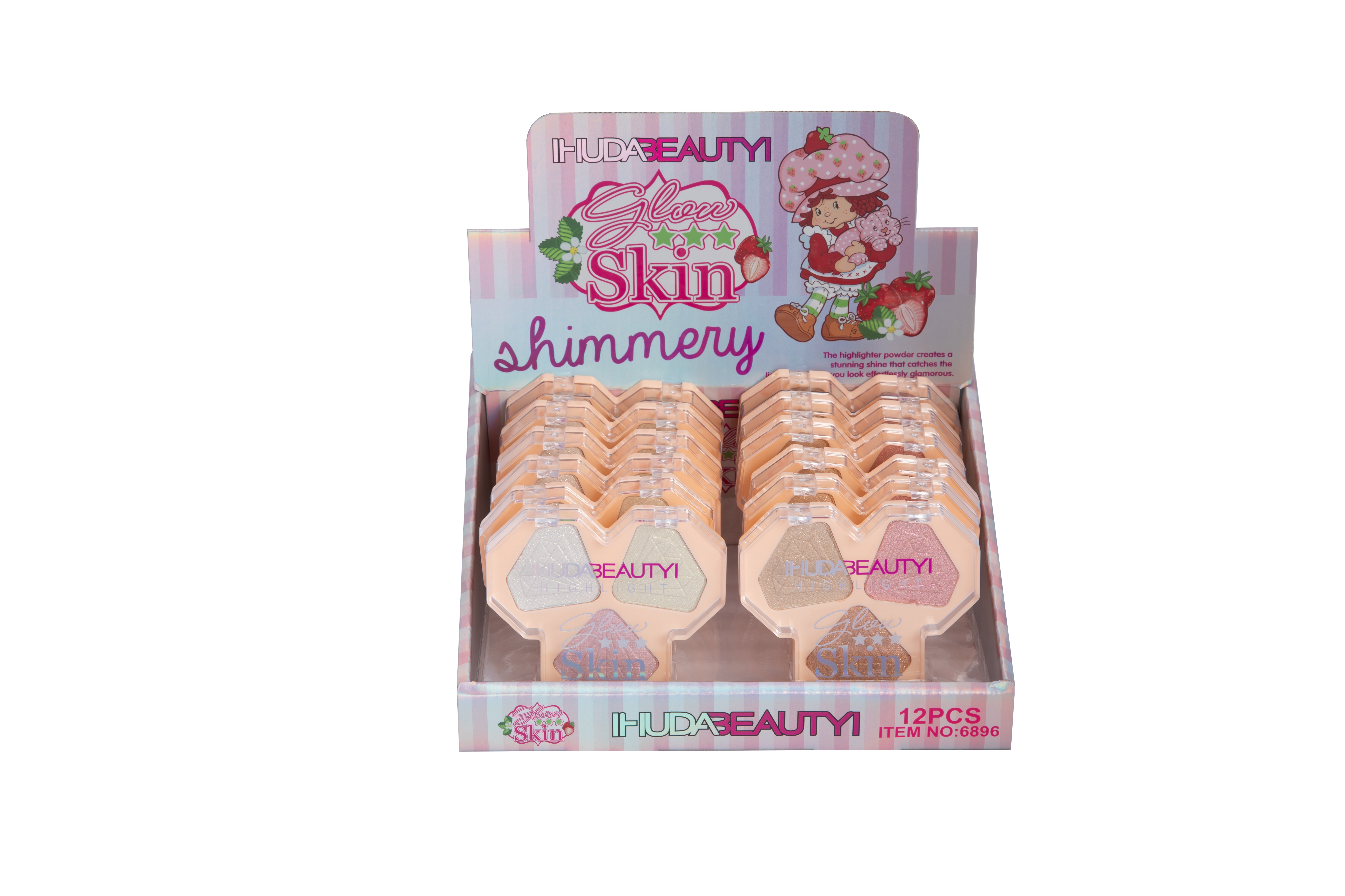 Brightening Skin Color Highlighter Eyeshadow Glitter Powder Nose Shadow Modified three-dimensional Highlighter Powder Powder full figure