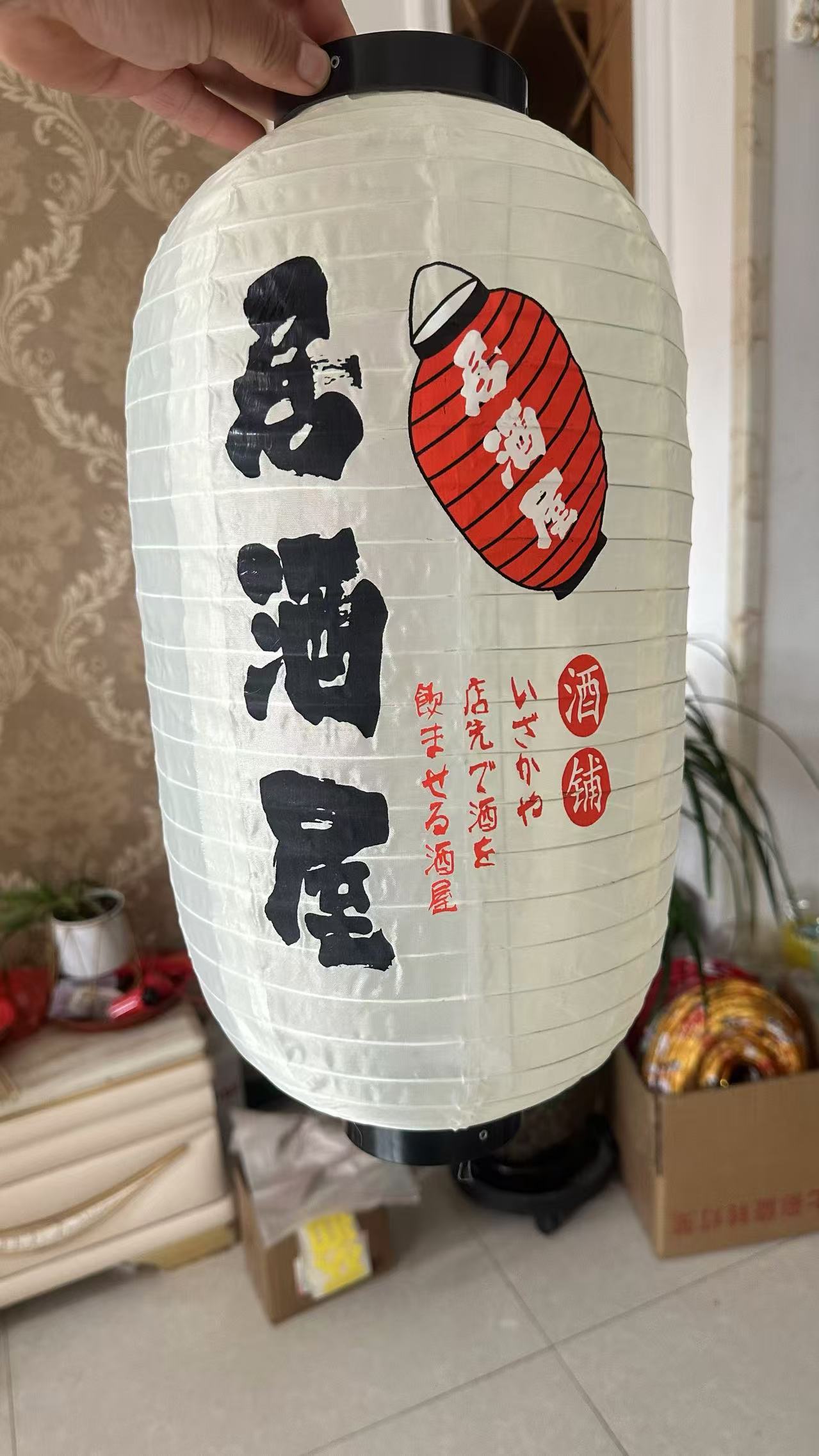 日式绸布伞灯笼25x45详情图2