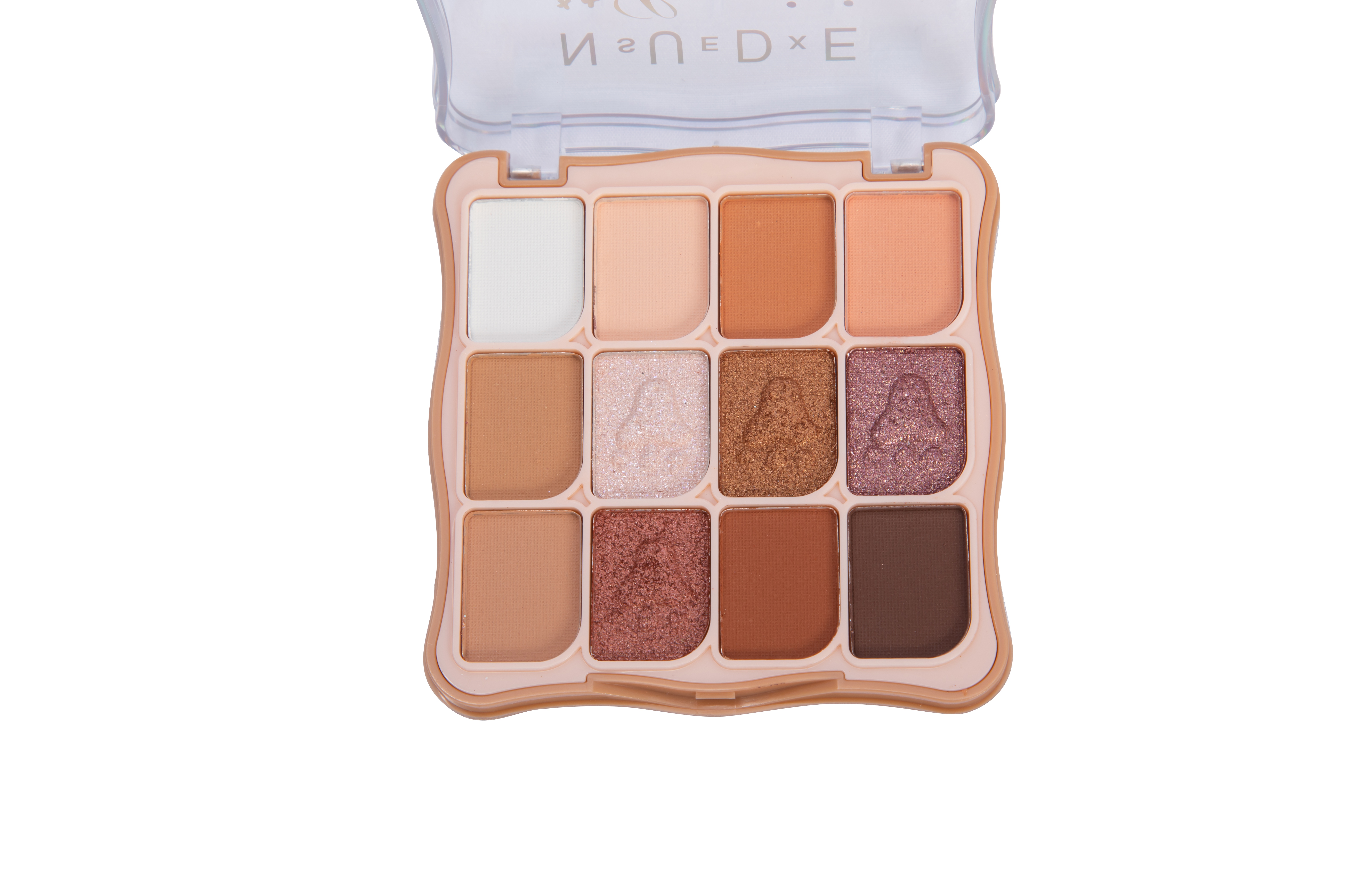New 9 color plastic case eyeshadow 2 color pearl natural delicate fashion easy color Application Scenario